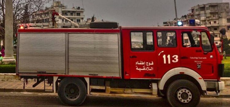 TLF 16 bei der Feuerwehr Latakia in Syrien