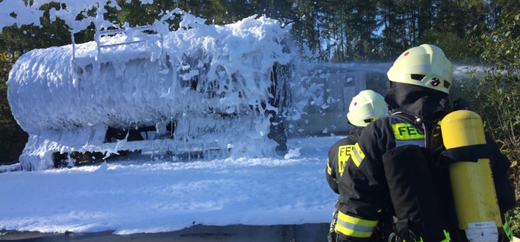 Feuerfrei auf dem Übungsgelände