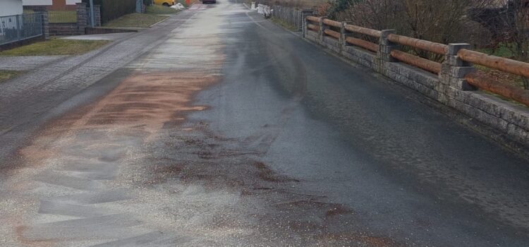 Einsatz 5/2026 „Ölspur“ Einsatz 5/2026 „Ölspur“