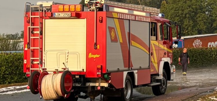 Einsatz 36-55/2026 „Unwetter“