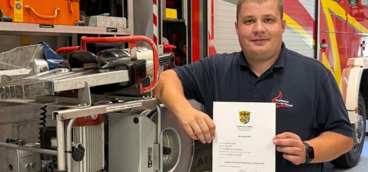 Erfolgreiche Lehrgangsteilnahme